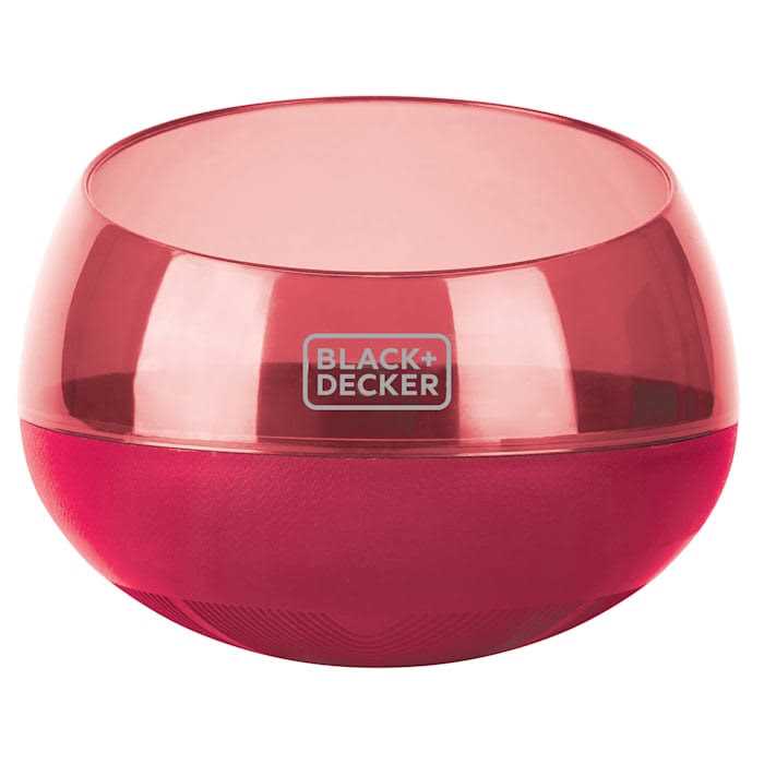 BLACK+DECKER Burgundy Rocking Interactive Slow Feeder Dog Bowl - Healthber