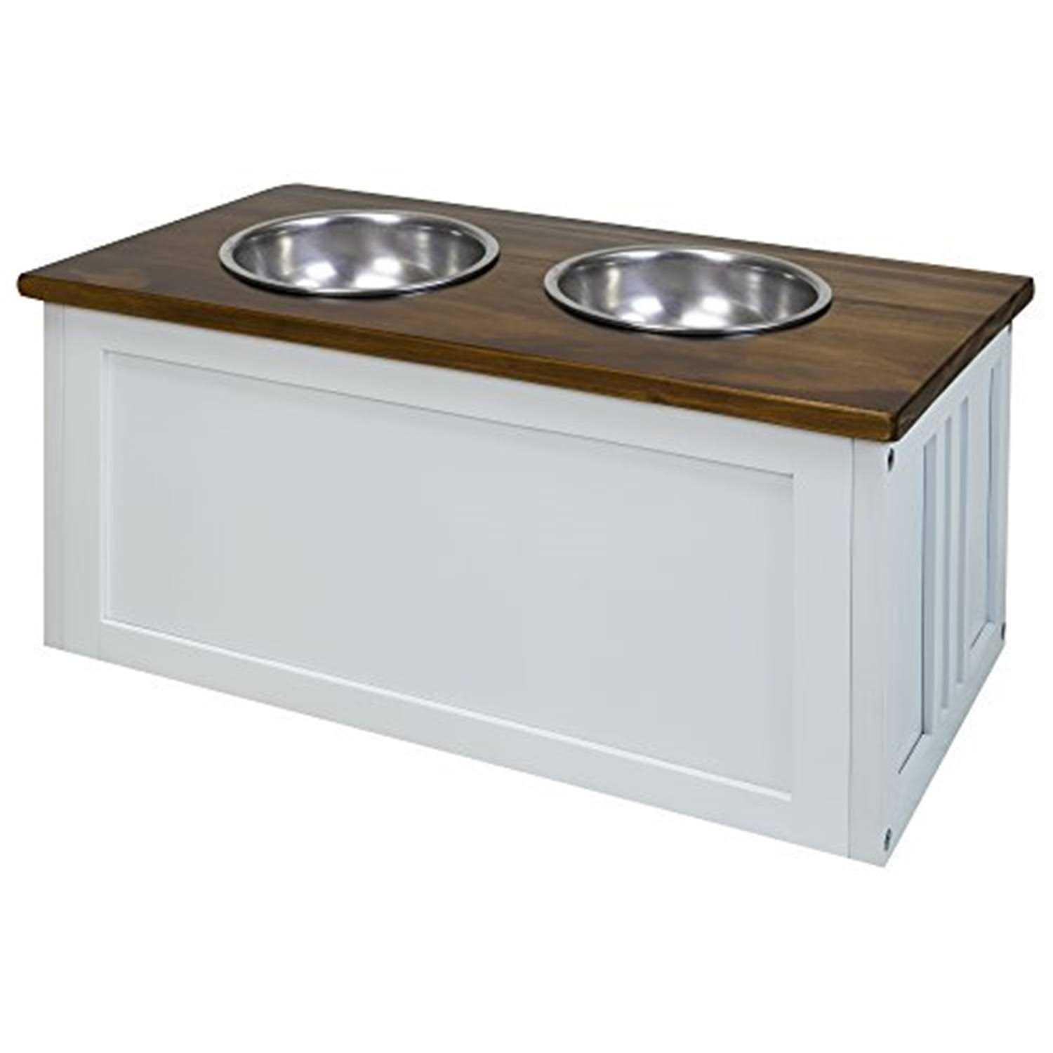 Casual Home Pet Feeder Storage Stand - Healthber