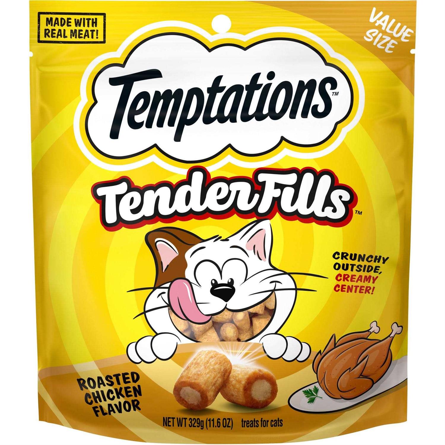Temptations Tender Fills Flavor Adult Cat Treats - Healthber