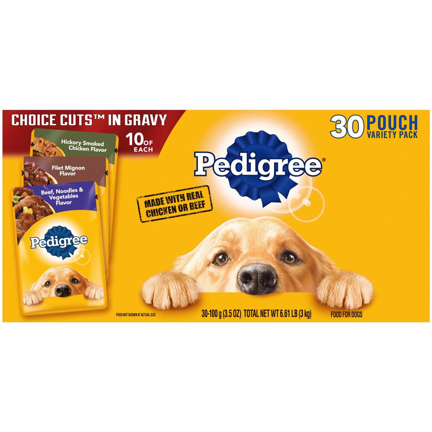 Pedigree Choice Cuts in Gravy Adult Wet Dog Food Variety Pack - Healthber