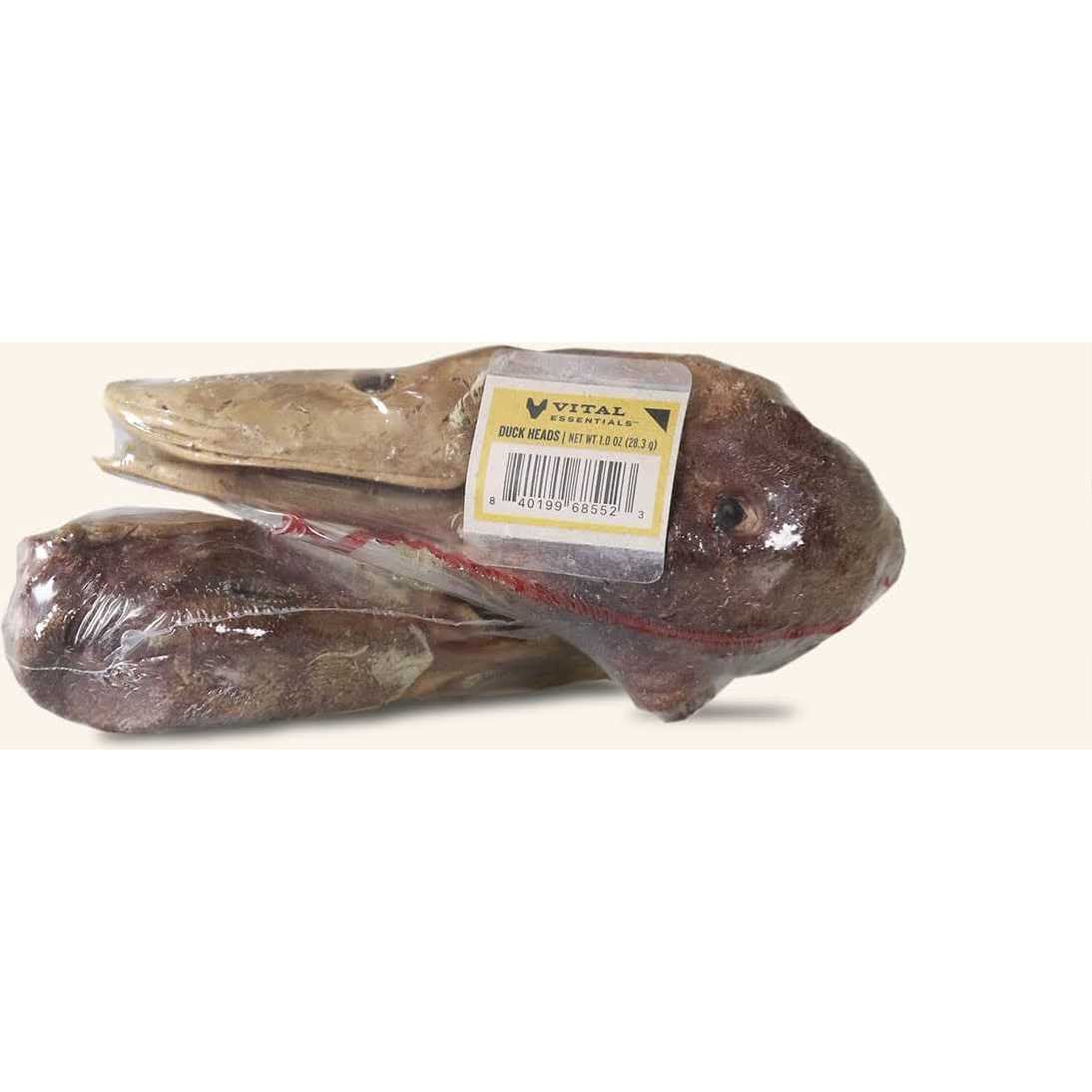 Vital Essentials Freeze-Dried Raw Bar Duck Head - Healthber