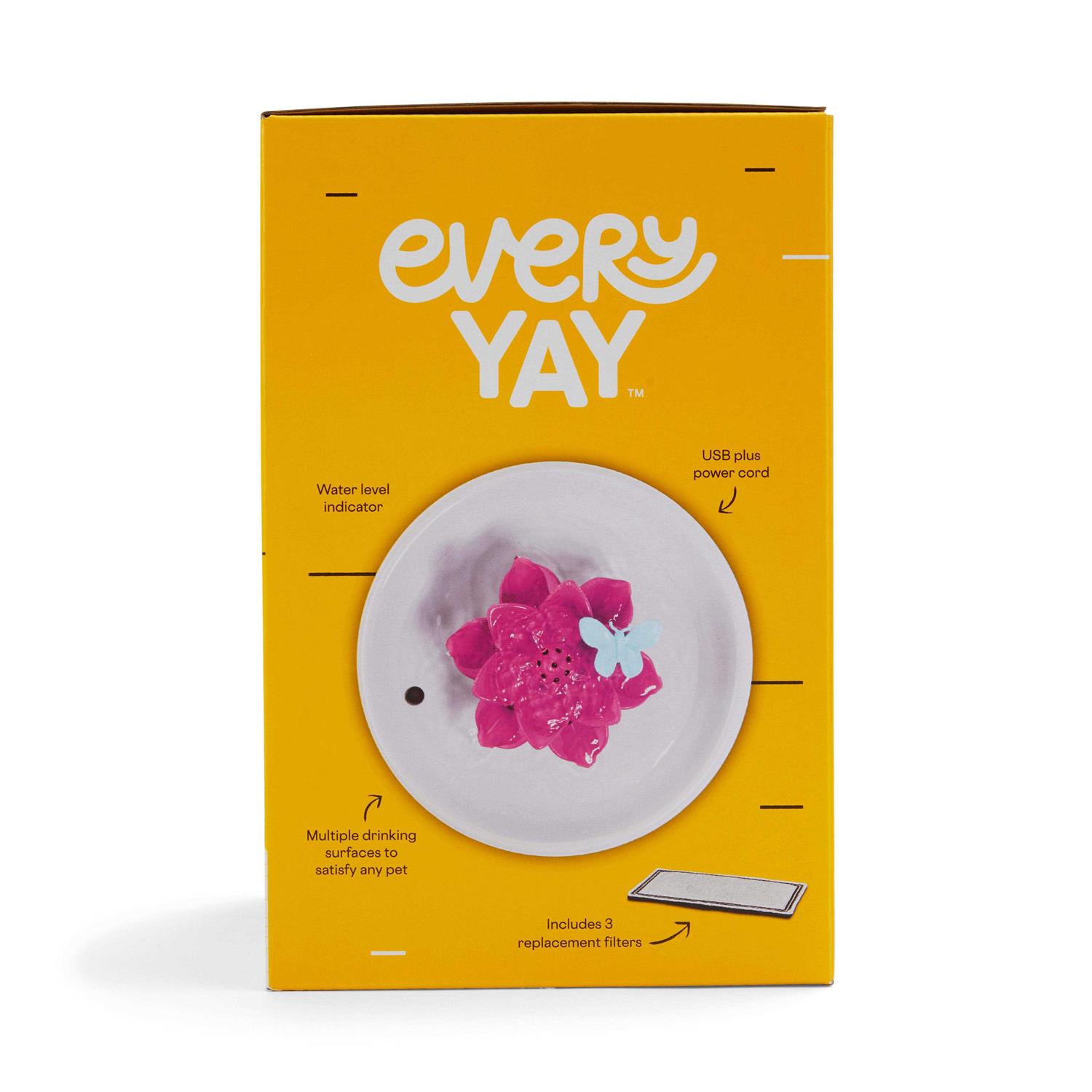 EveryYay Floral Top Cat Fountain 12 Cups - Healthber