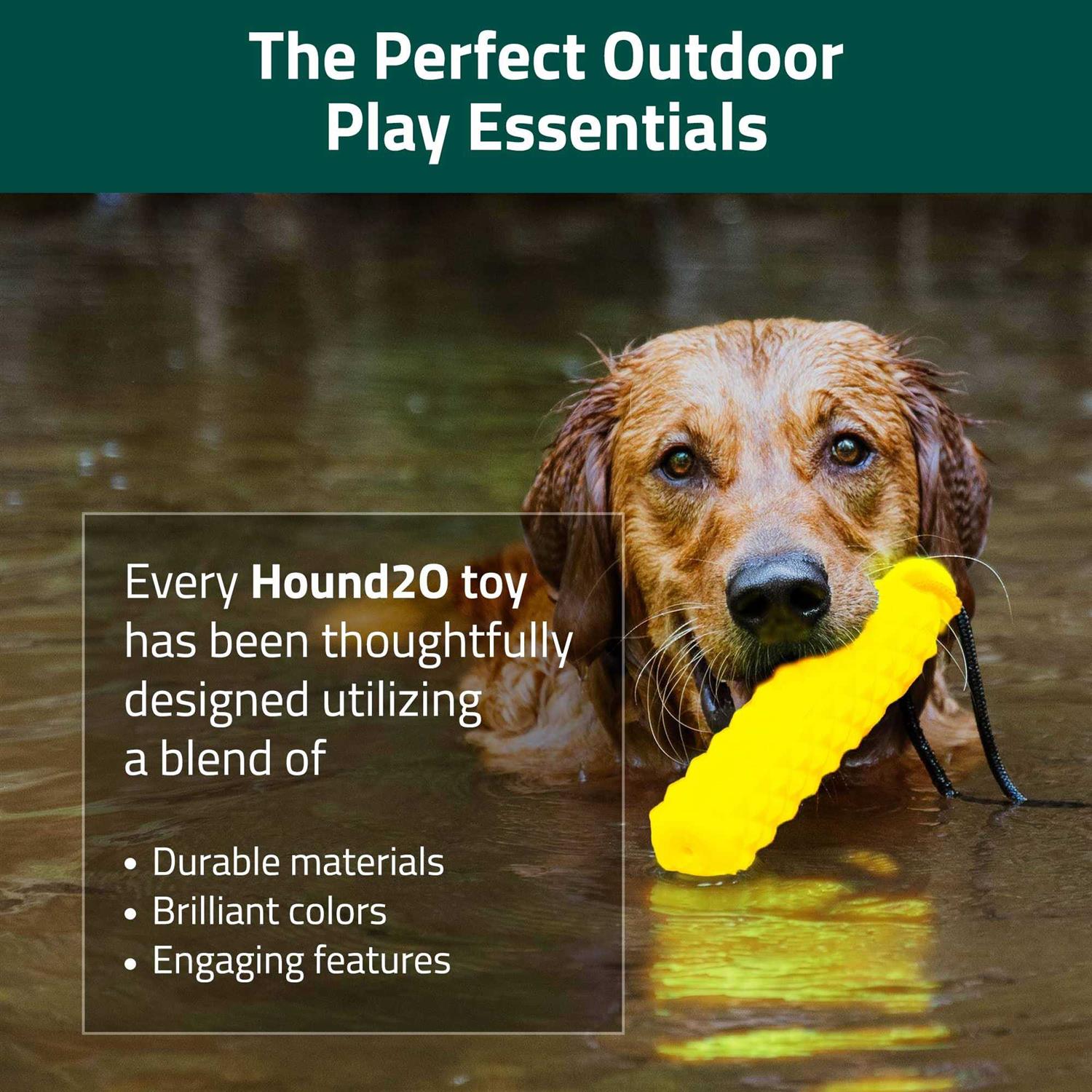 Hound2O Rope Bumper Dog Toy - Healthber