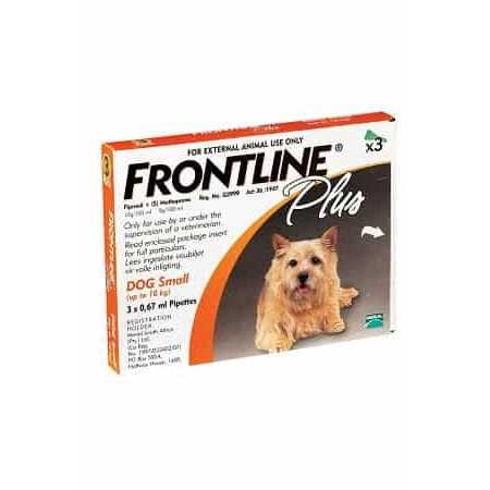 Frontline Plus for Small Dogs 2-10Kg - Healthber