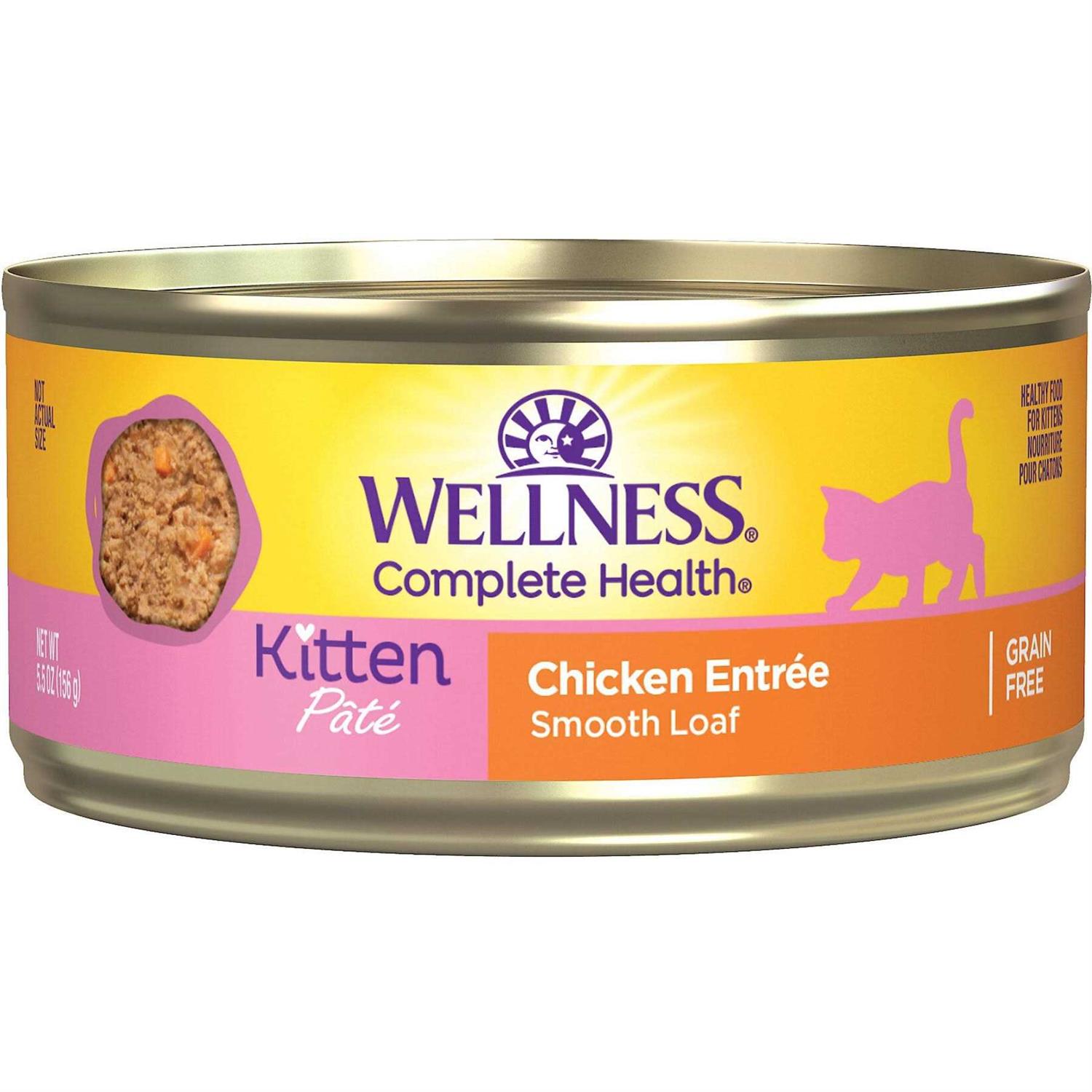 Wellness Complete Health Kitten Whitefish & Tuna Wet Cat Food - Healthber