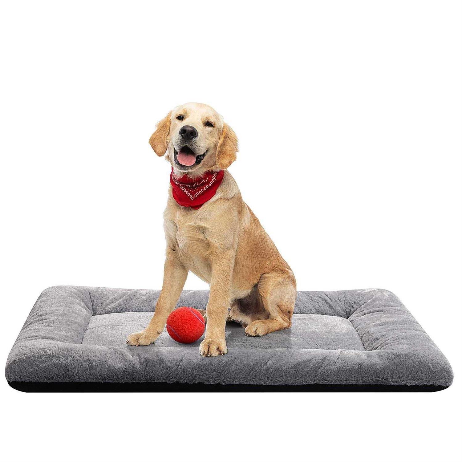 VERZEY Dog Beds Crate Pad Dogs Fit Metal Dog Crates,Ultra Soft Dog Crate Bed Washable & Anti-Slip Kennel Pad for Dogs Cozy Sleeping Mat - Healthber