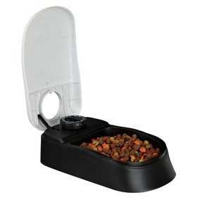 TRIXIE TX1 Automatic Cat & Dog Food Dispenser, White - Healthber