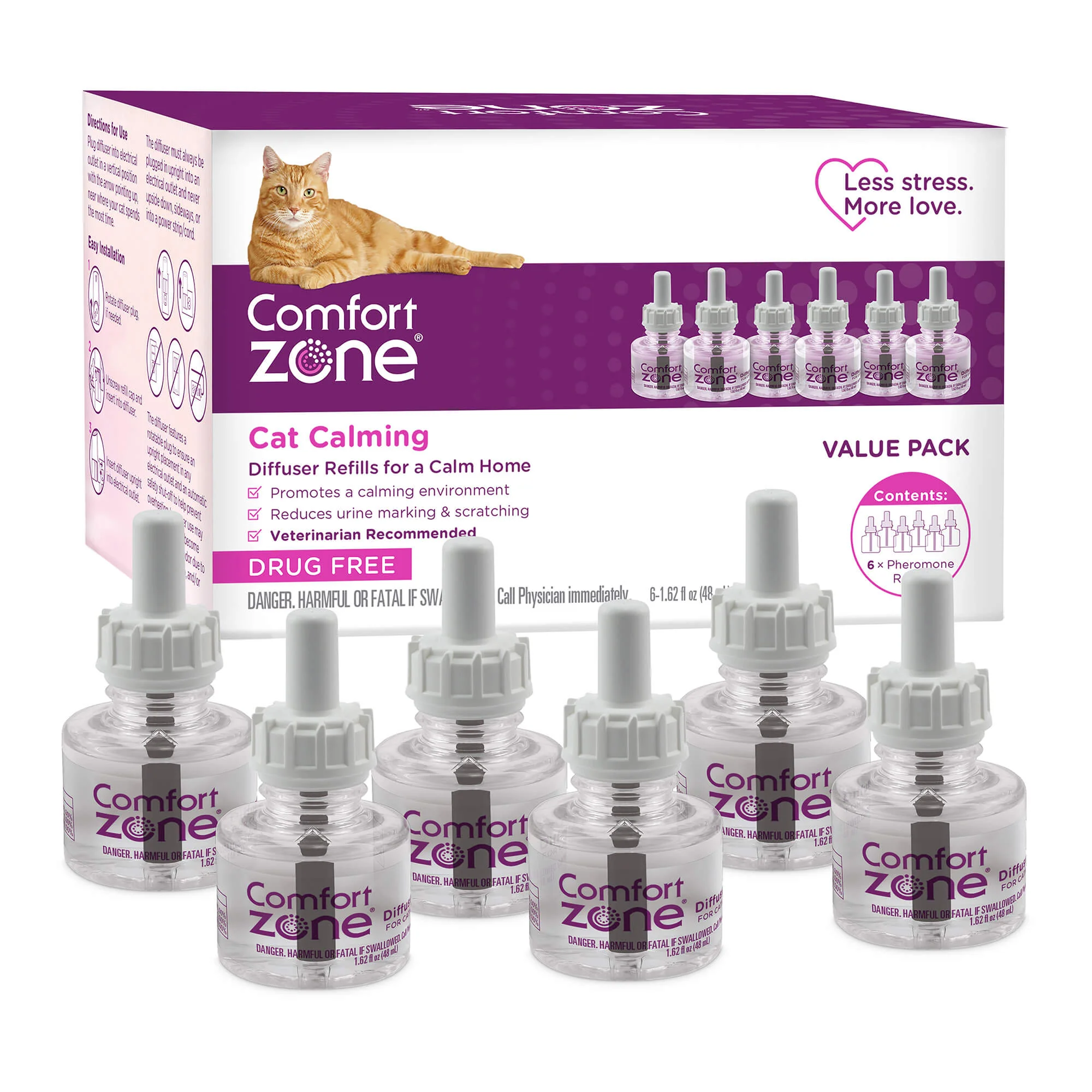 Comfort Zone Calming Diffuser Refills - Healthber