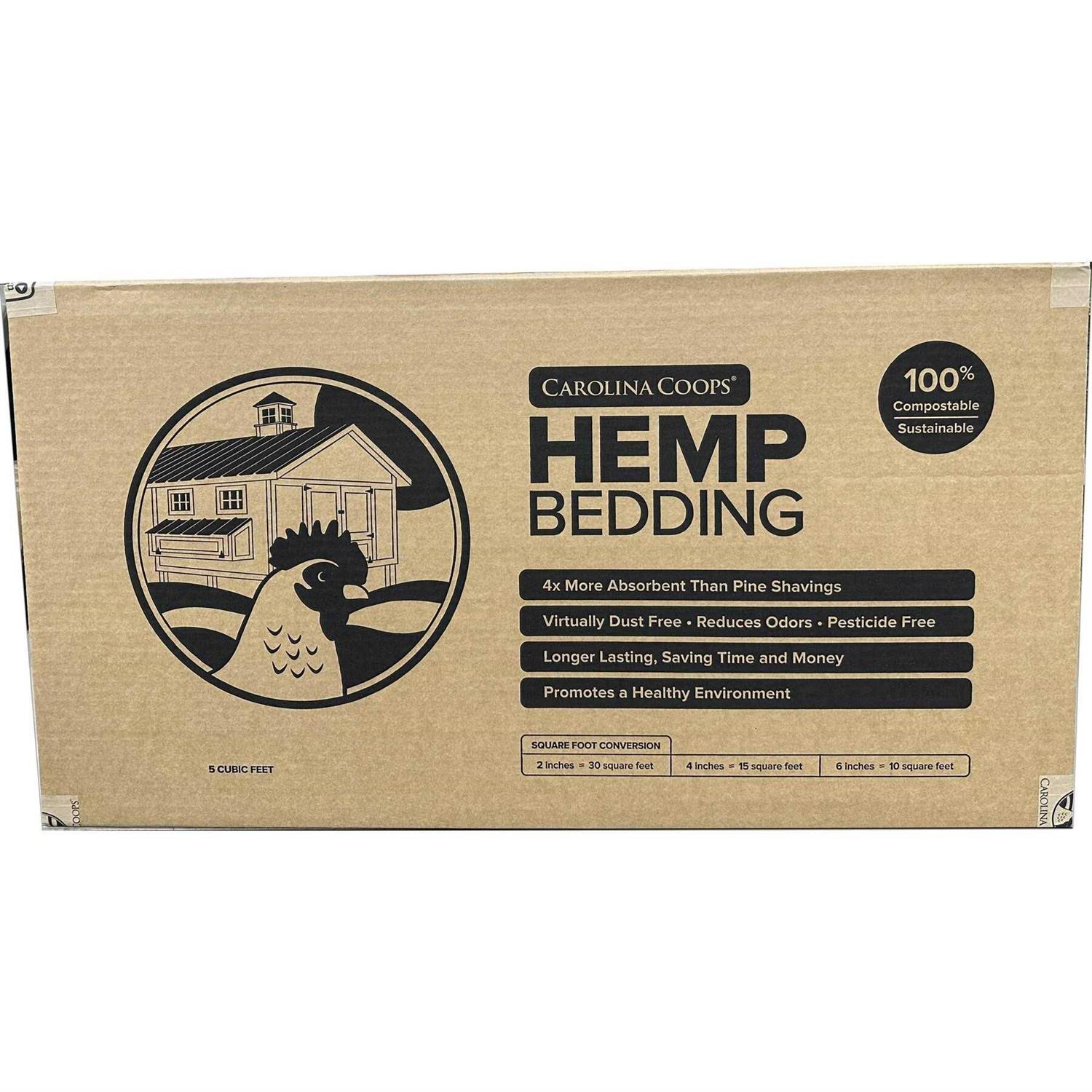 Carolina Coops Hemp Poultry Bedding - Healthber