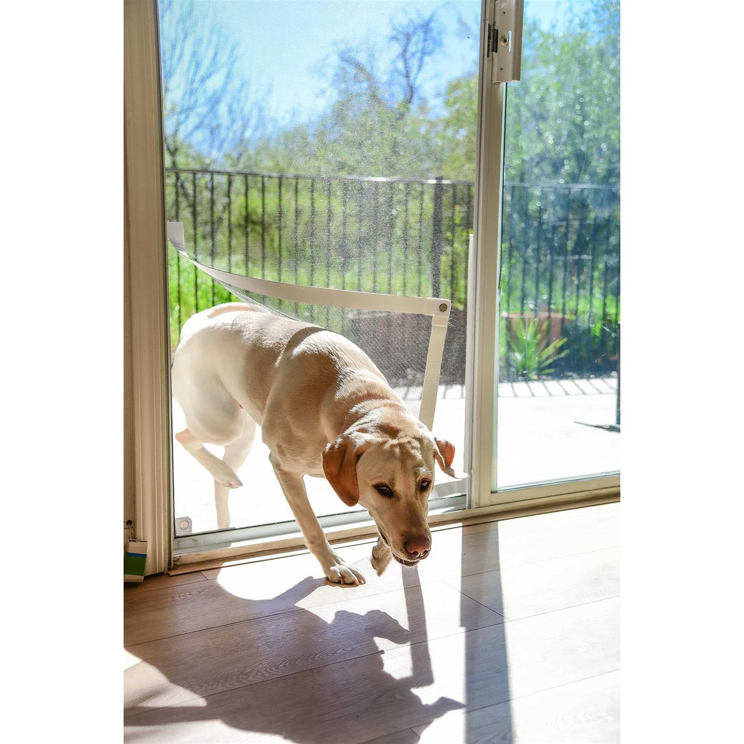 PetDoors.com Screen Pet Door Conversion Kit Doggie Door for Screen Door Patio Screen - Healthber
