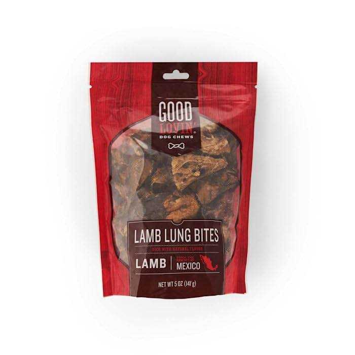 Good Lovin’ Lamb Lung Bites Dog Chews - Healthber