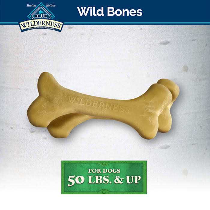 Blue Buffalo Wilderness Wild Bones Dental Dog Treats - Healthber