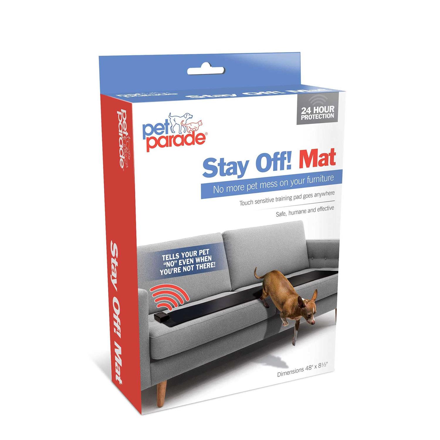 Pet Parade Stay Off! Mat Indoor Pet Training Sonic Repellent for Dogs and Cats - Healthber