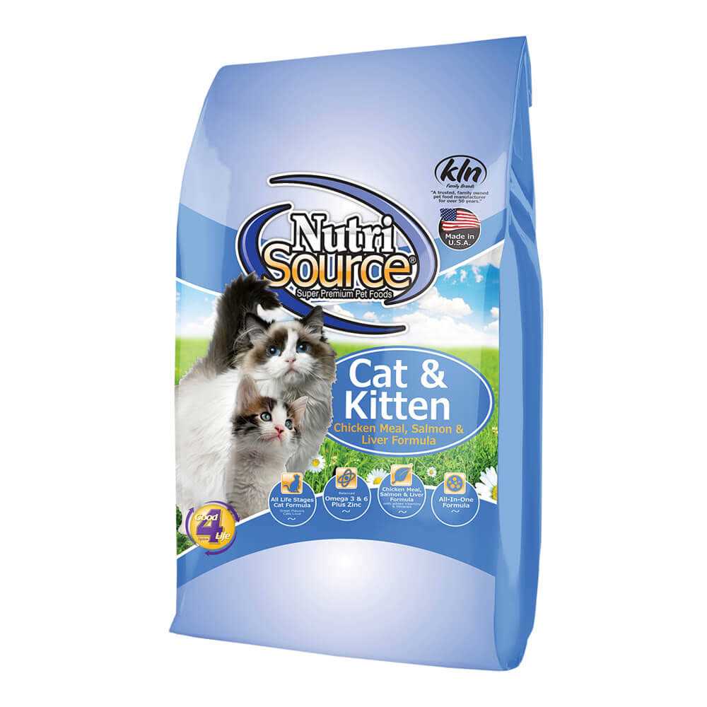 NutriSource Chicken/Salmon/Liver Dry Cat & Kitten Food - Healthber