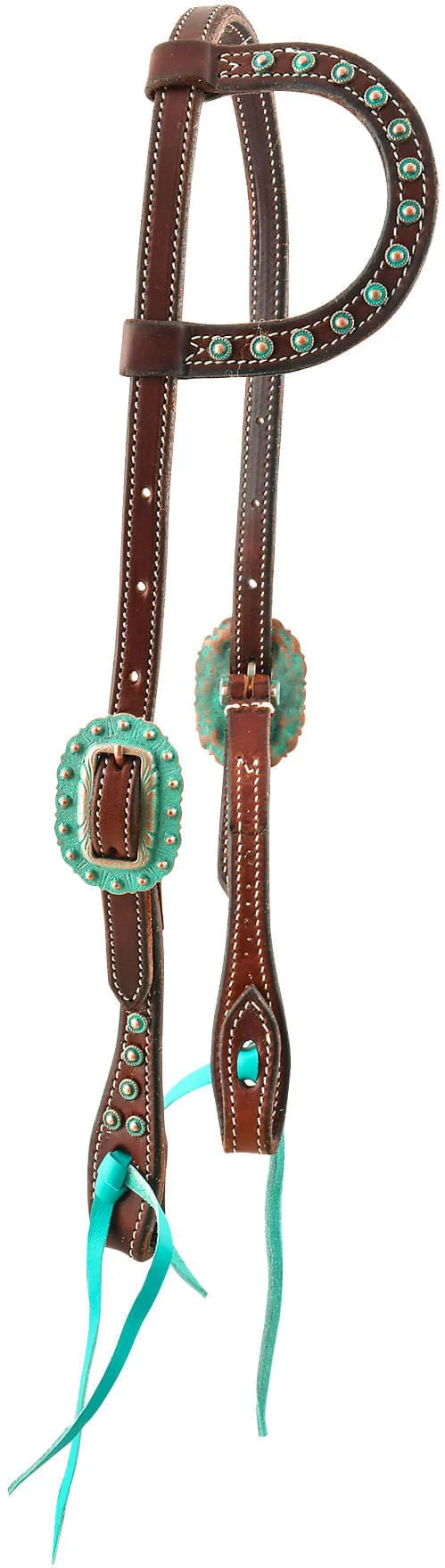 Martin Antique Turquoise Sliding Ear Headstall - Healthber