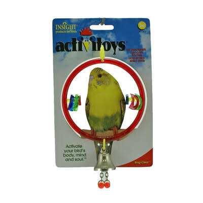 JW Bird Toy Ring Clear - Healthber