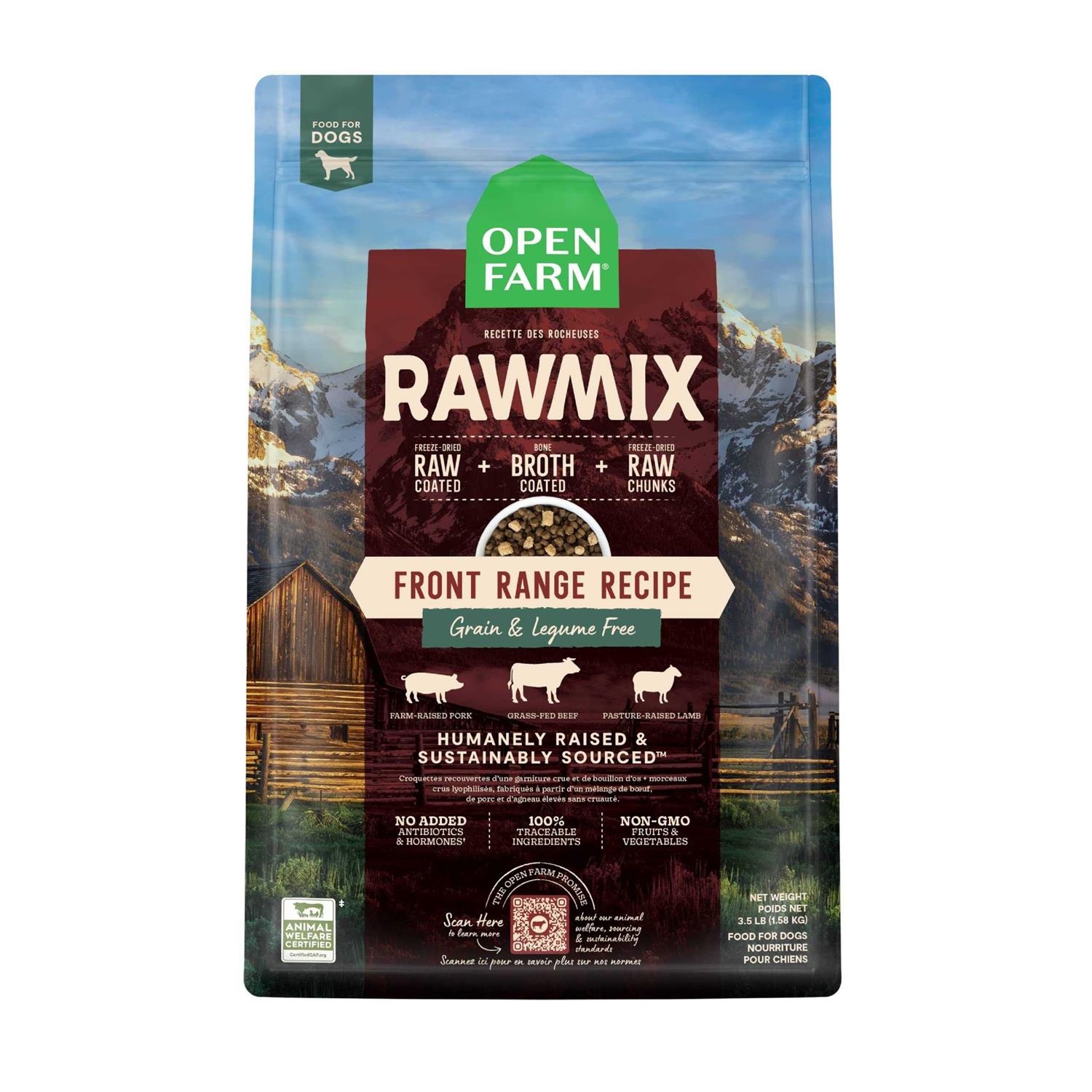 Open Farm RawMix Front Range Grain Free Dog Food - Healthber