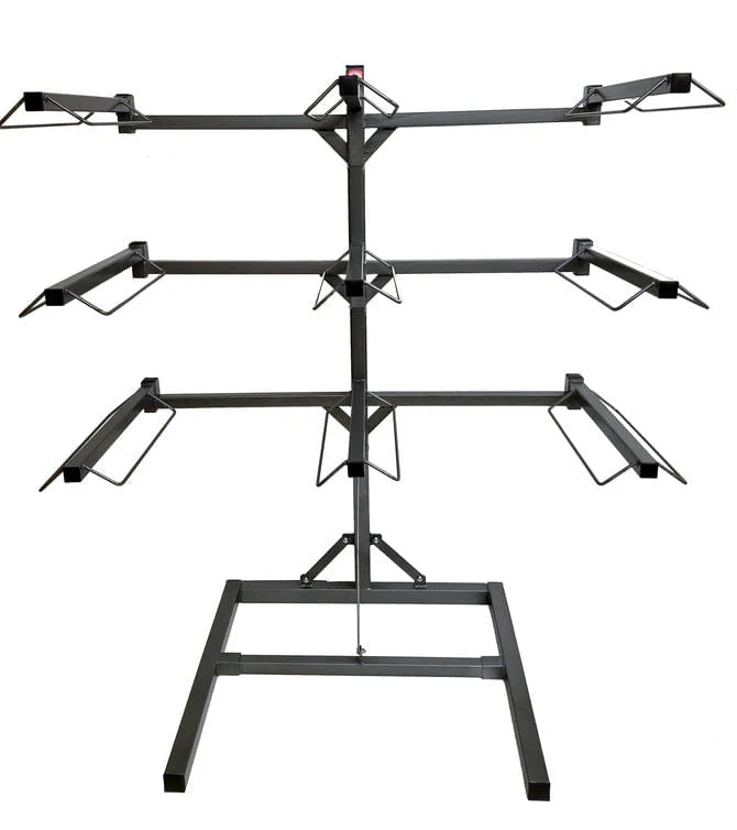 9 Arm Horseman Free Standing Saddle Rack - Healthber