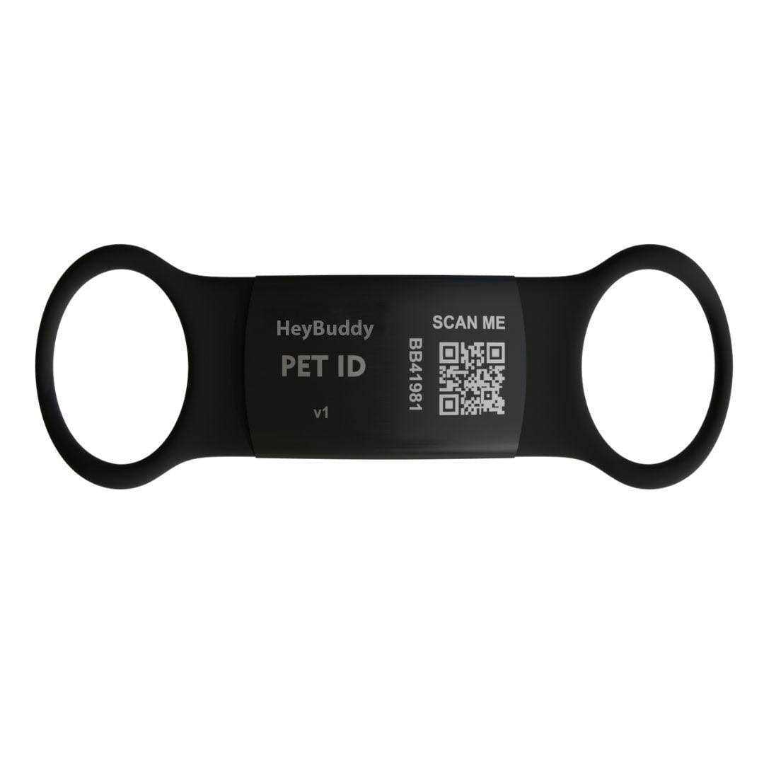 Slide Series Noiseless QR Code Pet Tag - Healthber