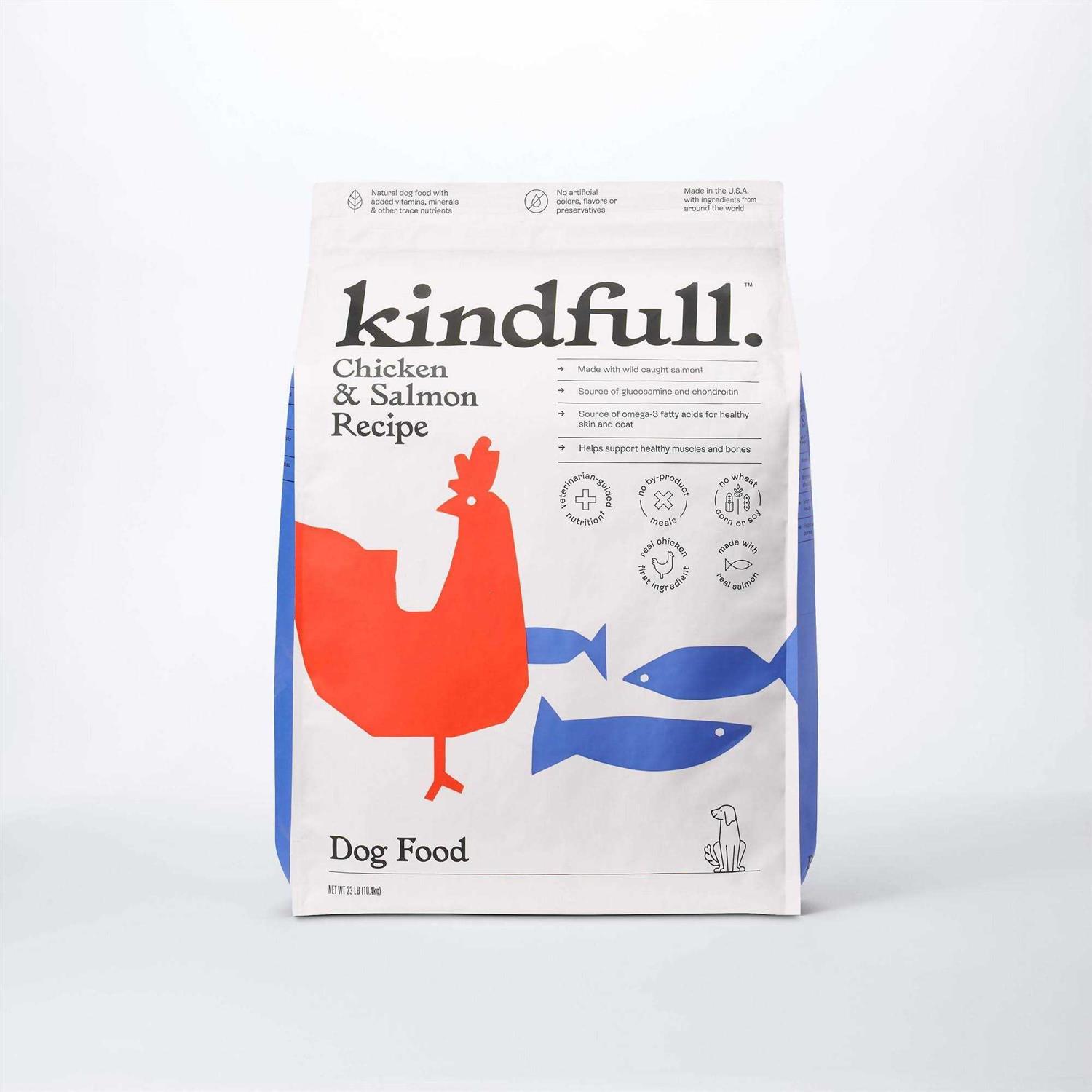 Kindfull Chicken and Salmon Recipe Dry Dog Food - Healthber
