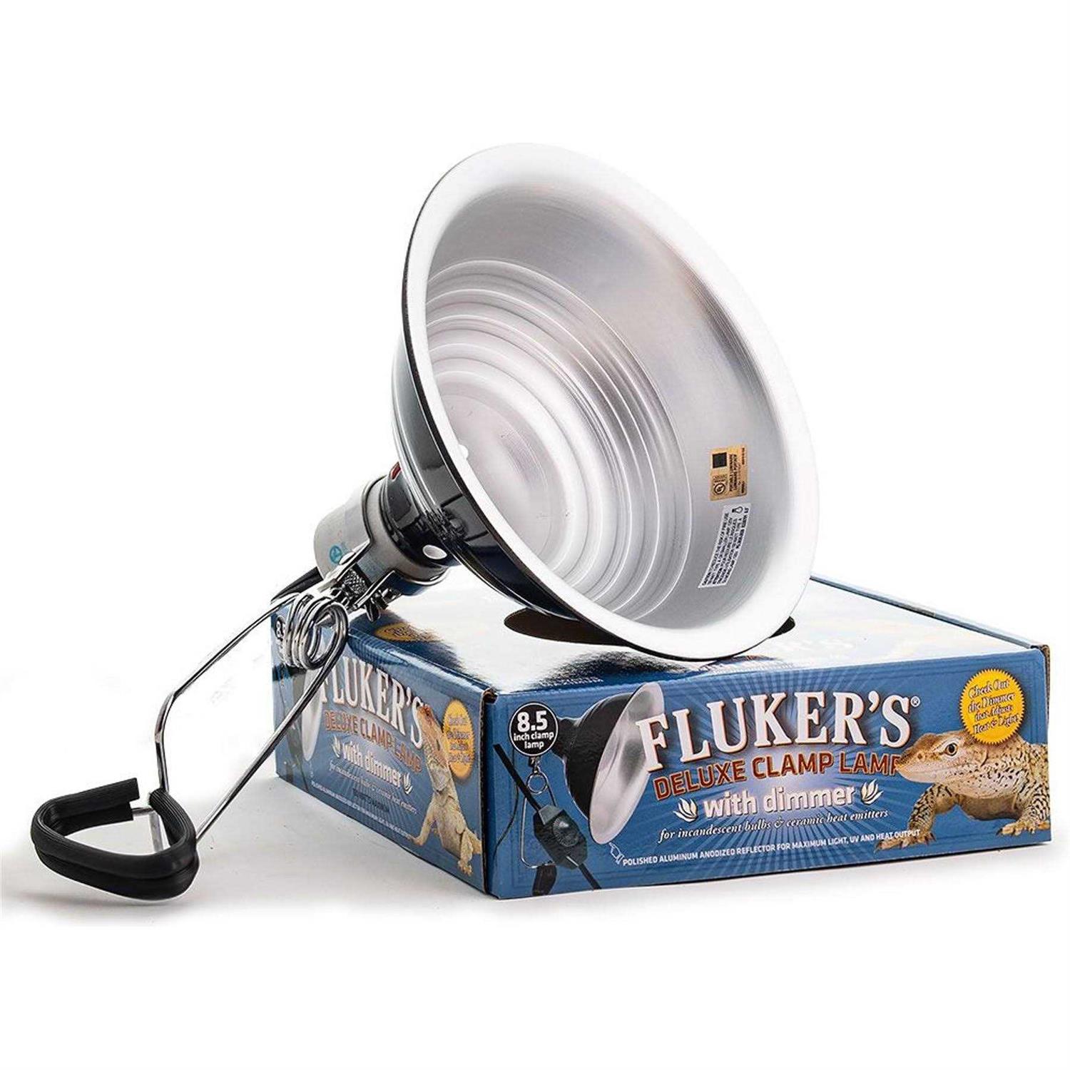 Flukers Clamp Lamp with Dimmer - Healthber