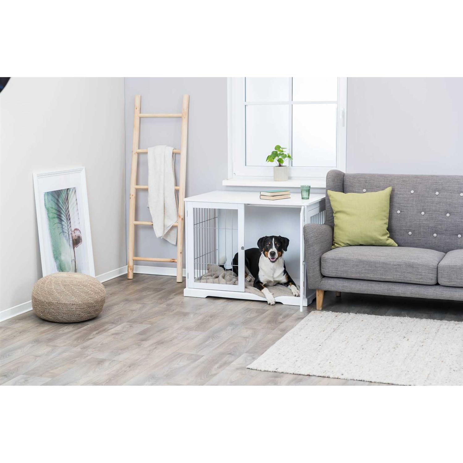 TRIXIE Pet Home End Table Indoor Kennel Furniture Style Crate - Healthber