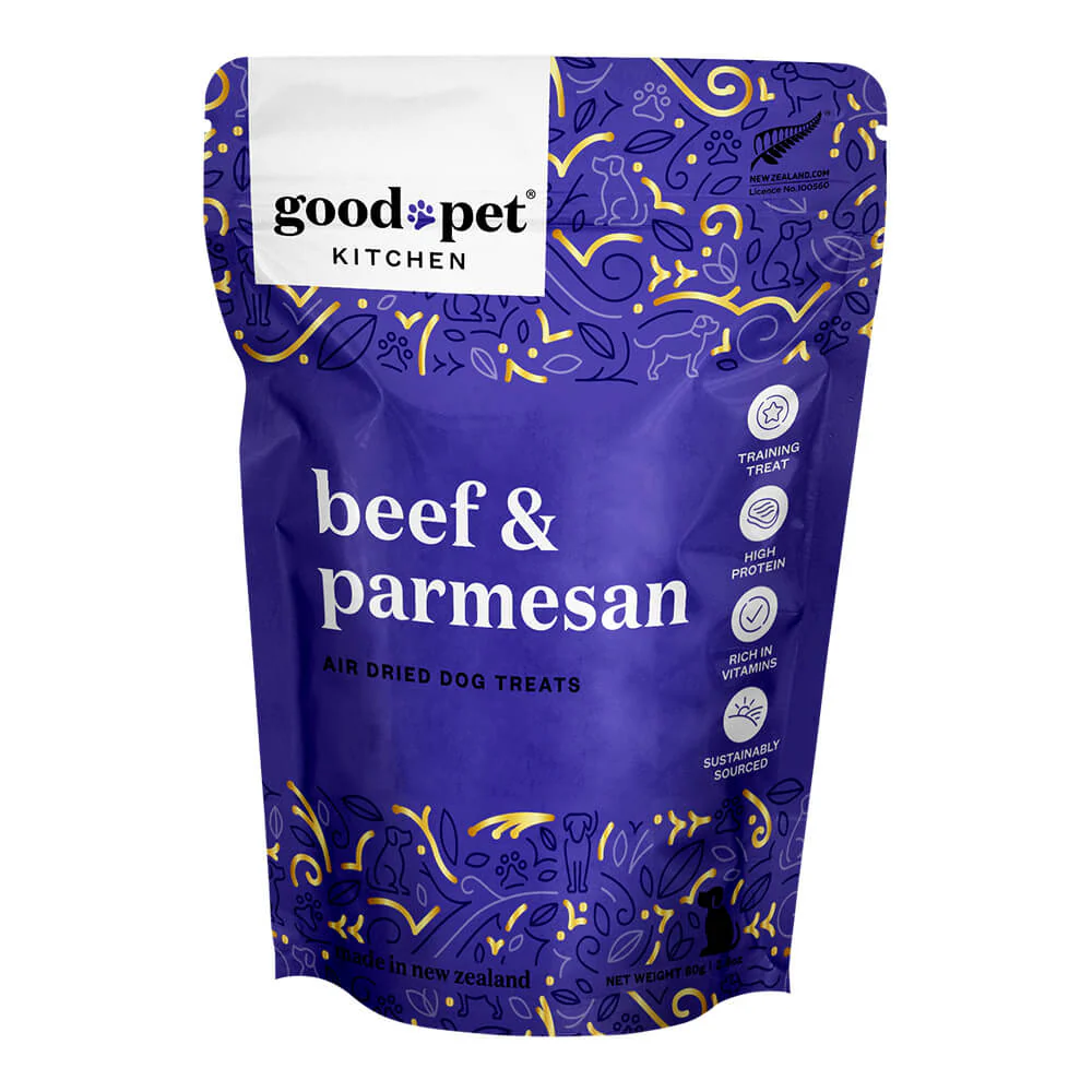 Beef & Parmesan Air Dried Dog Treats, 2.8 oz - Healthber
