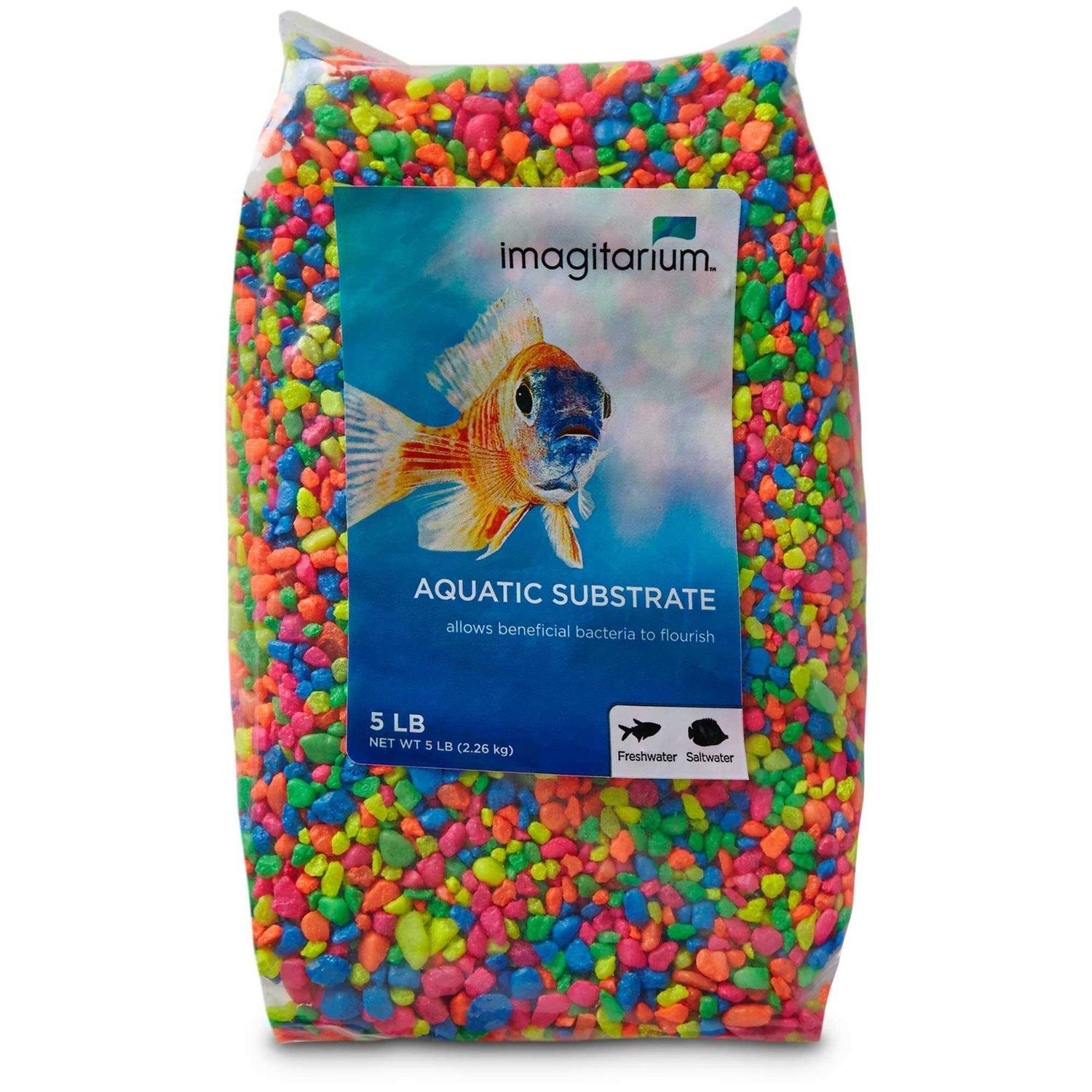 Imagitarium Neon Aquarium Gravel Substrate - Healthber