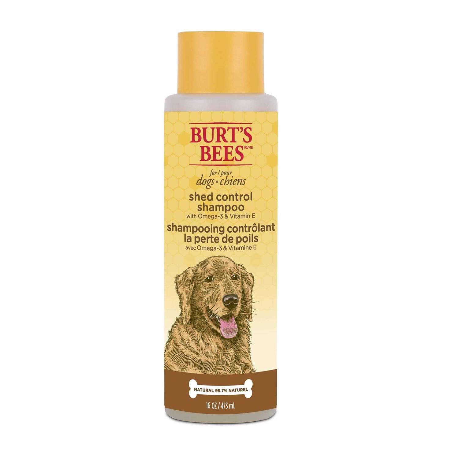 Burt’s Bees Shed Control Shampoo for Dogs with Omega-3 & Vitamin E - Healthber
