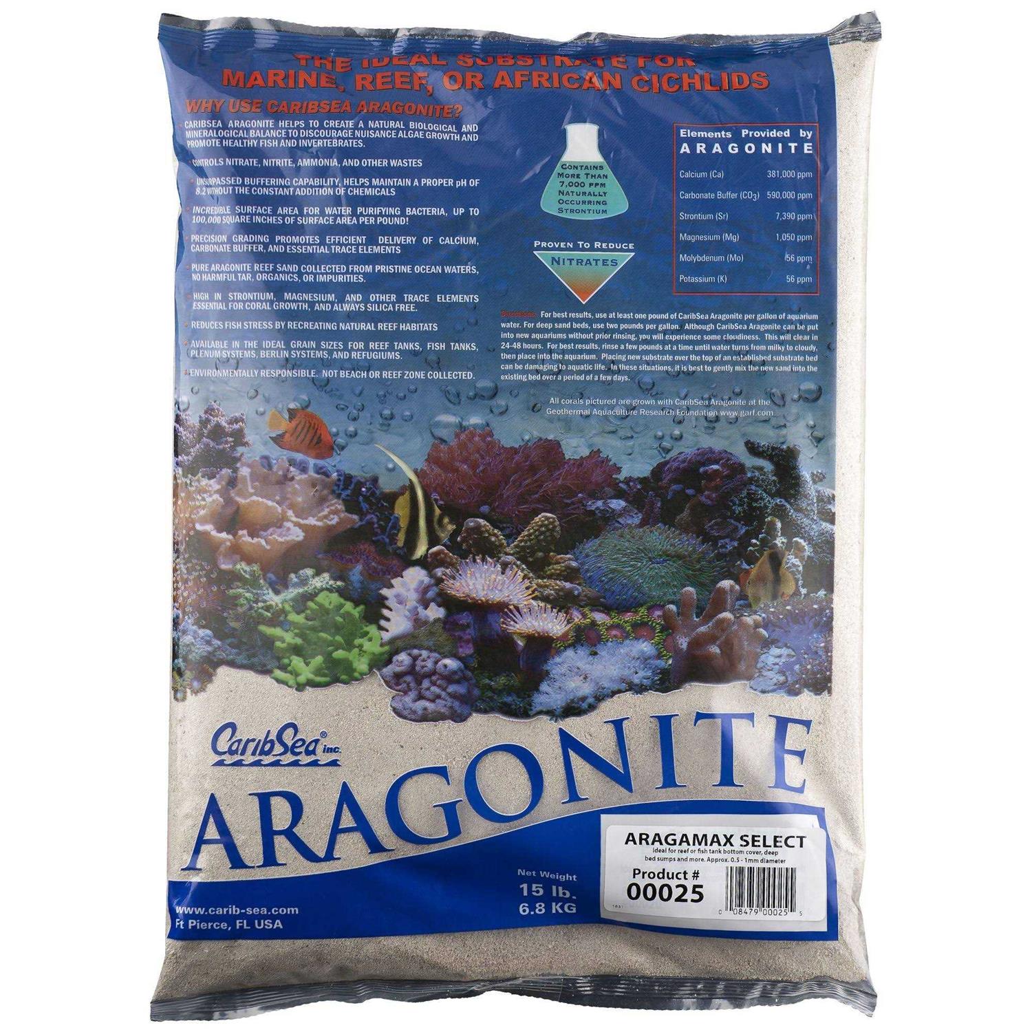 CaribSea Aragonite Aragamax Select Substrate - Healthber