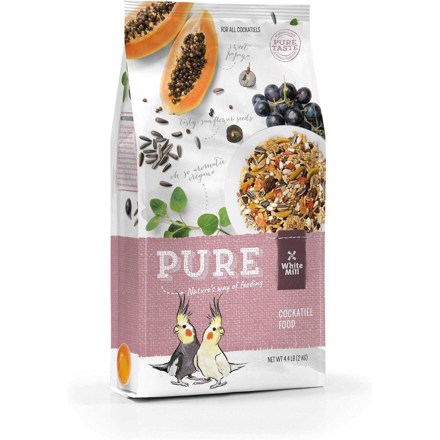 White Mill Pure Cockatiel Food - Healthber