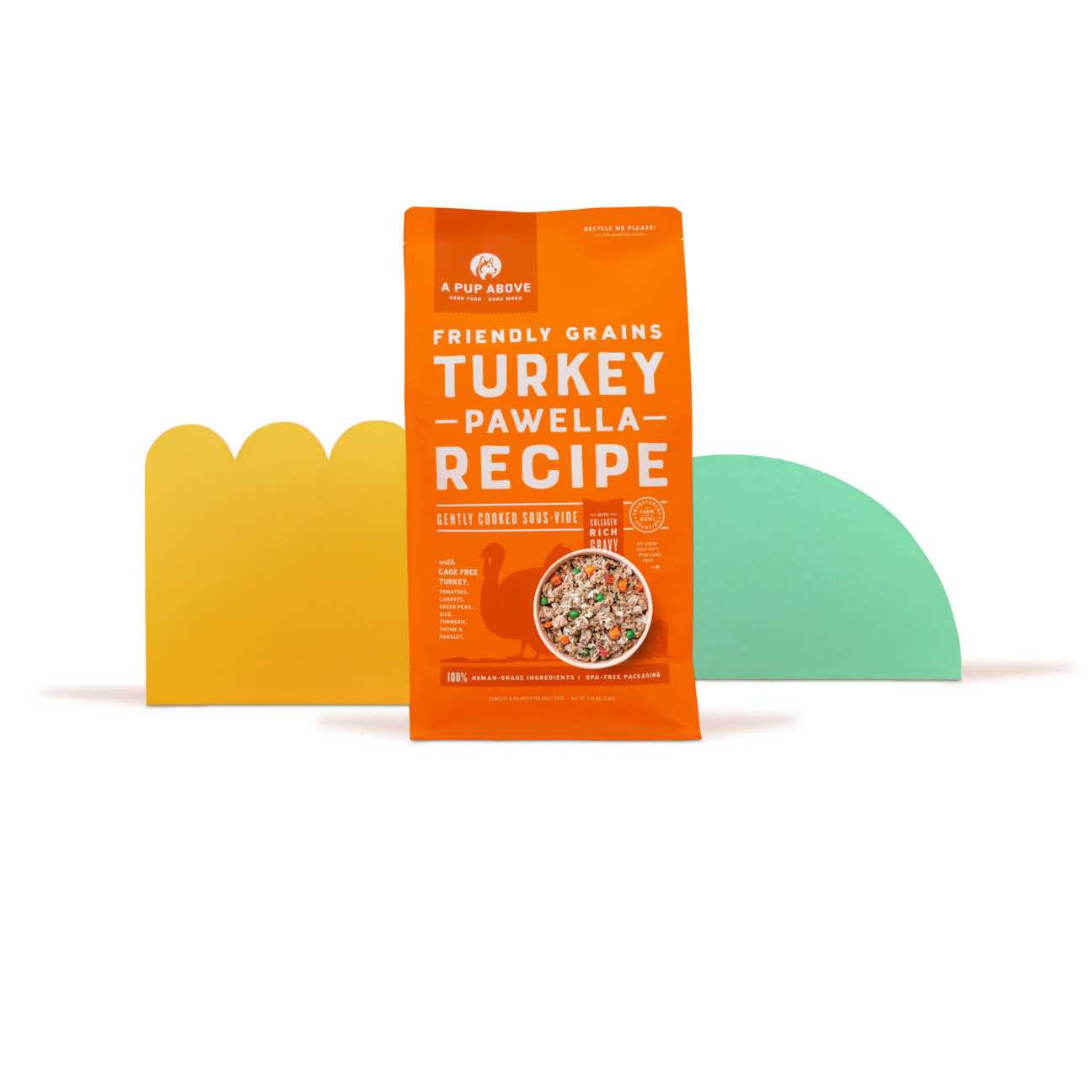 A Pup Above Dog Frozen Gently Cooked Food Turkey Pawella - Healthber