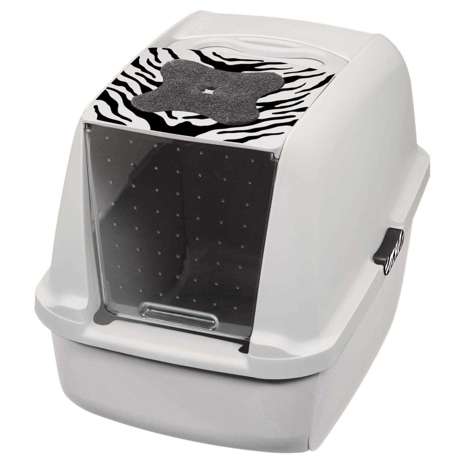 Catit Hooded Cat Litter Pan - Healthber