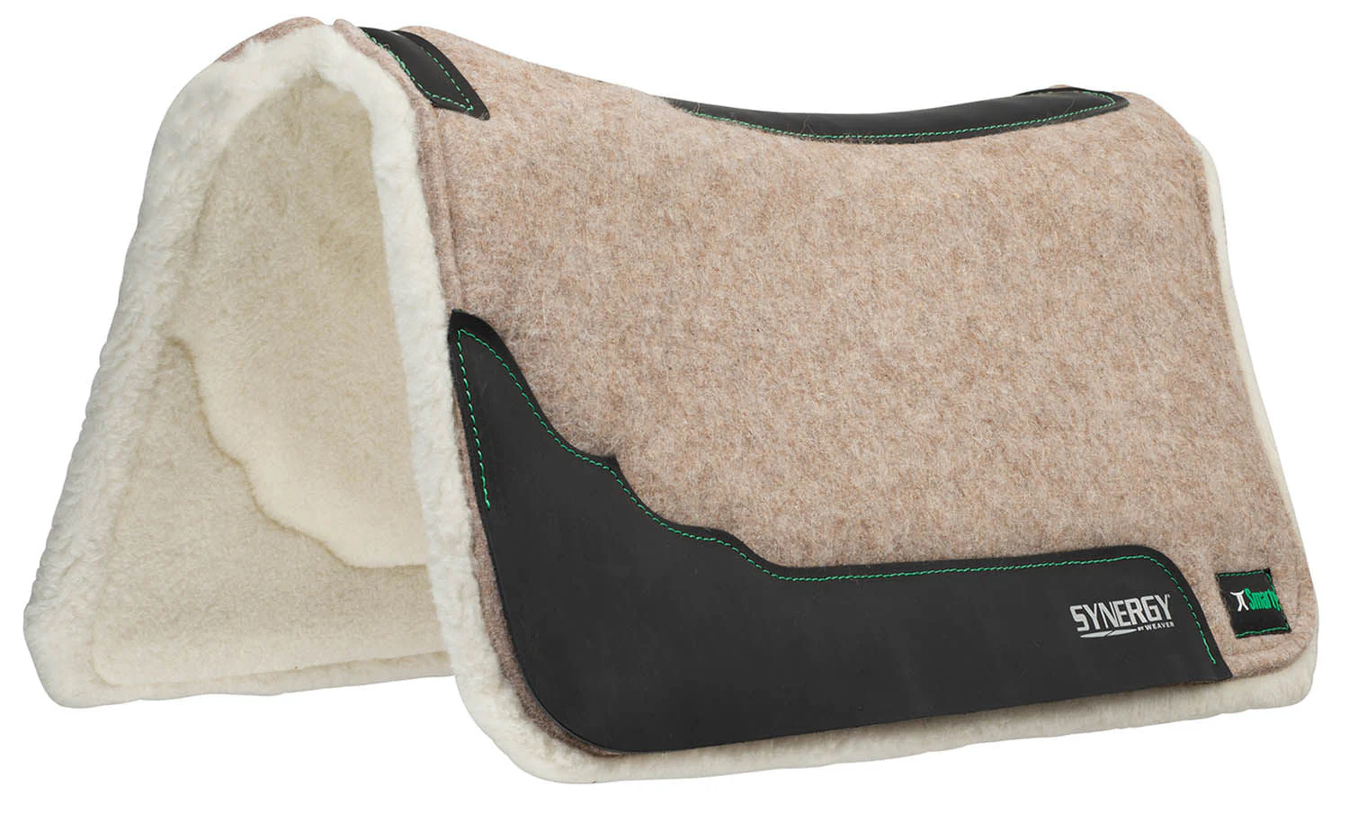 Smarty x Synergy Contoured Wool Blend Felt Performance Saddle Pad - Healthber