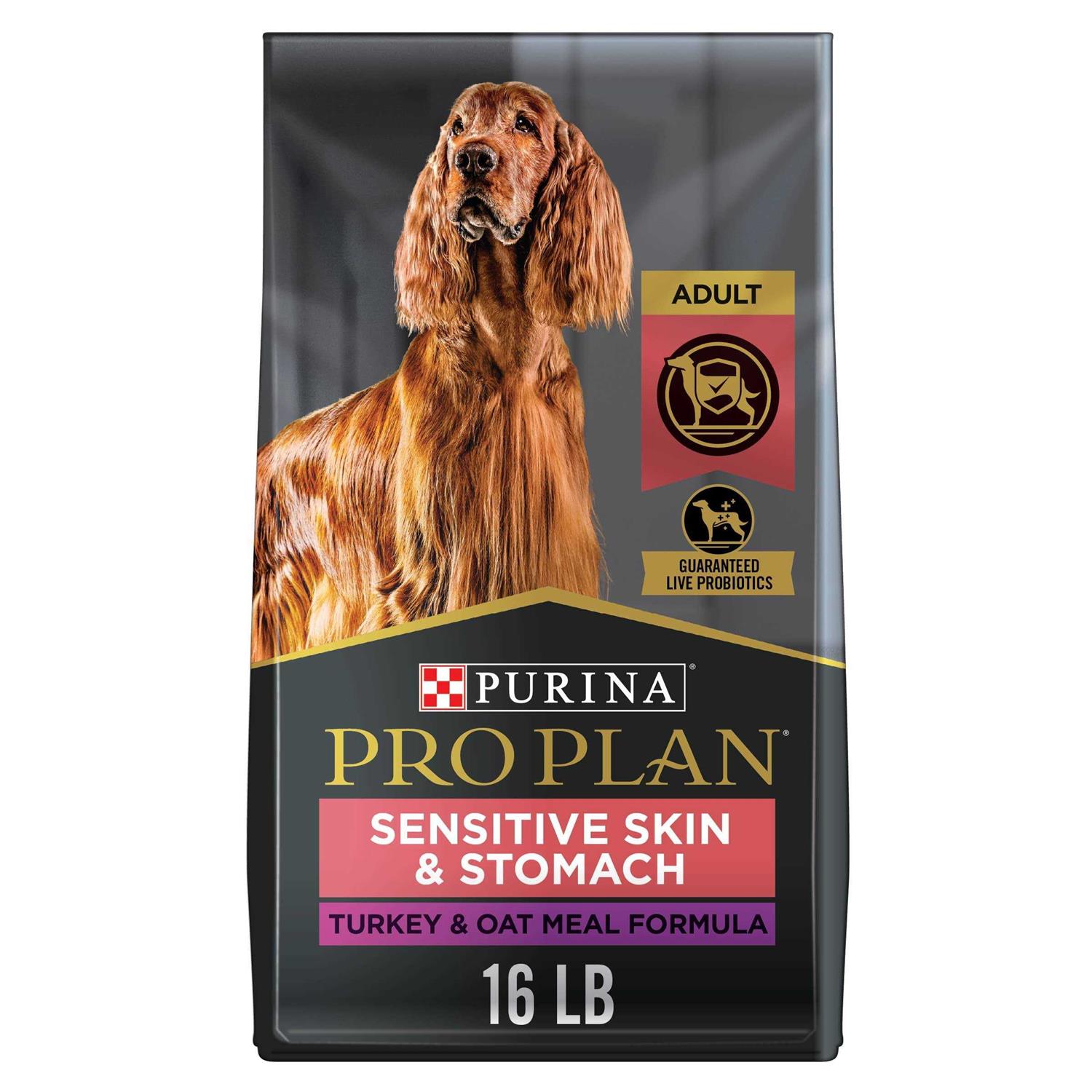 Purina Pro Plan Sensitive Skin & Stomach Oat Meal Formula Dry Dog Food - Healthber