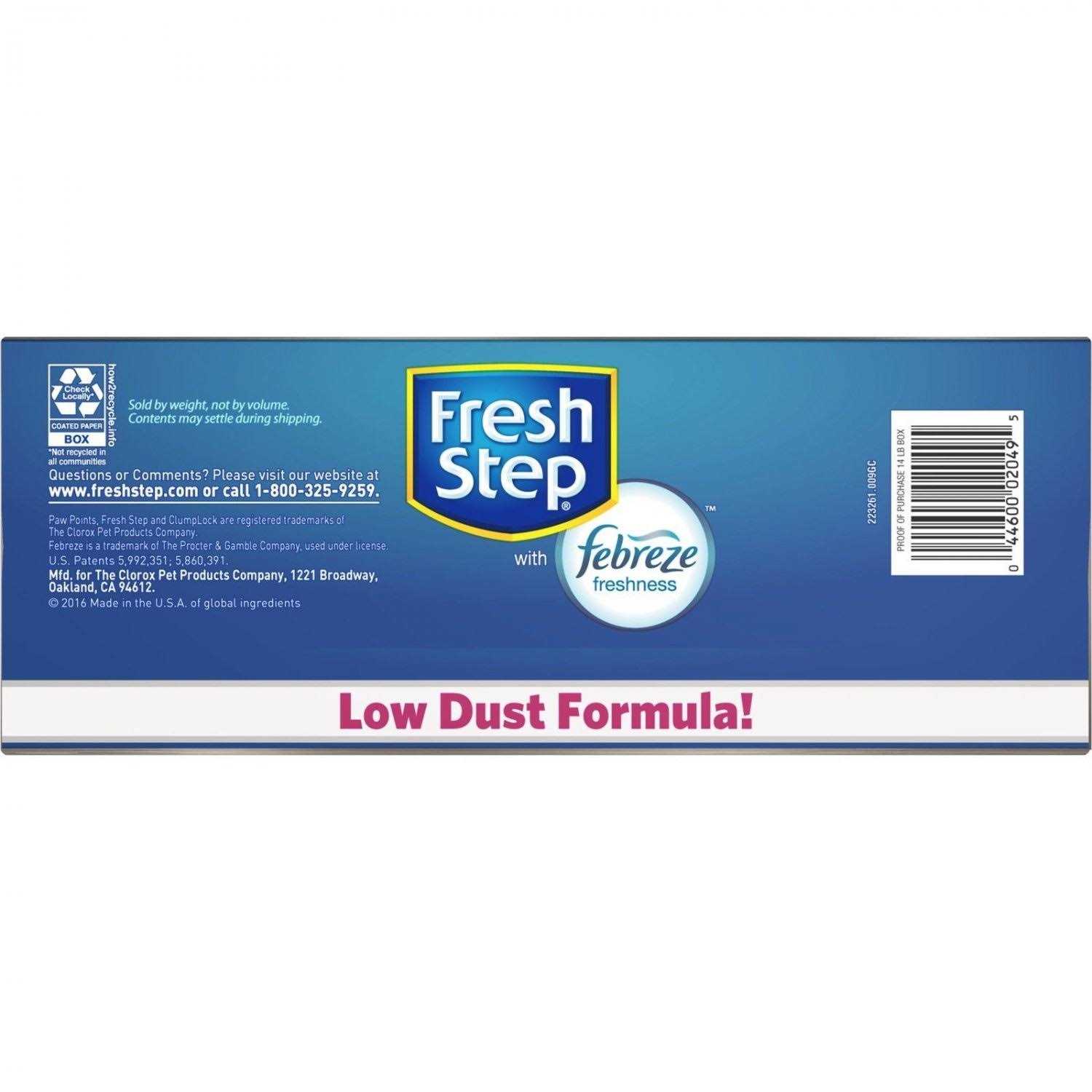 Fresh Step Multi-Cat Scented Litter Febreze - Healthber