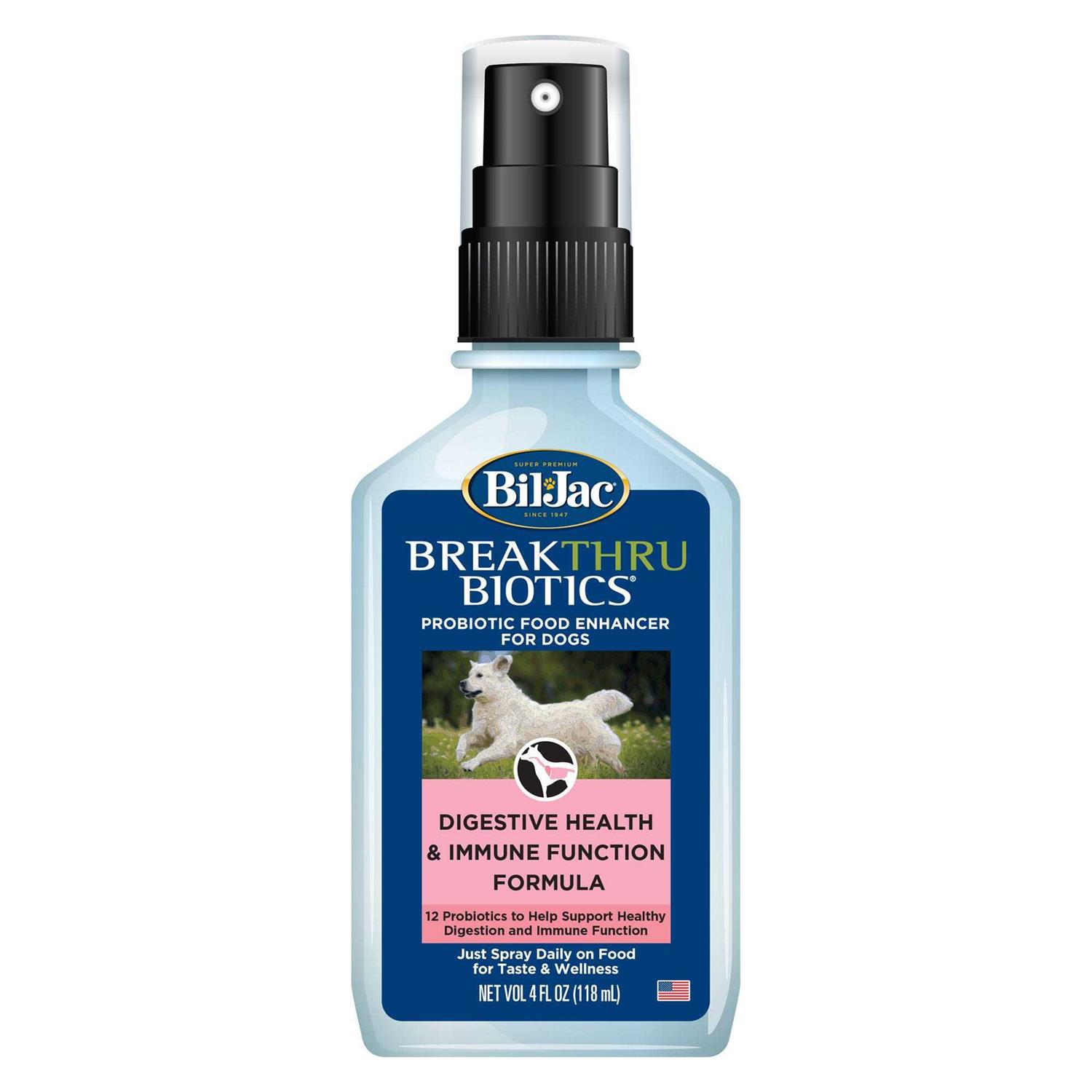 Bil-Jac BreakThru Biotics Probiotic Dog Food Spray - Healthber
