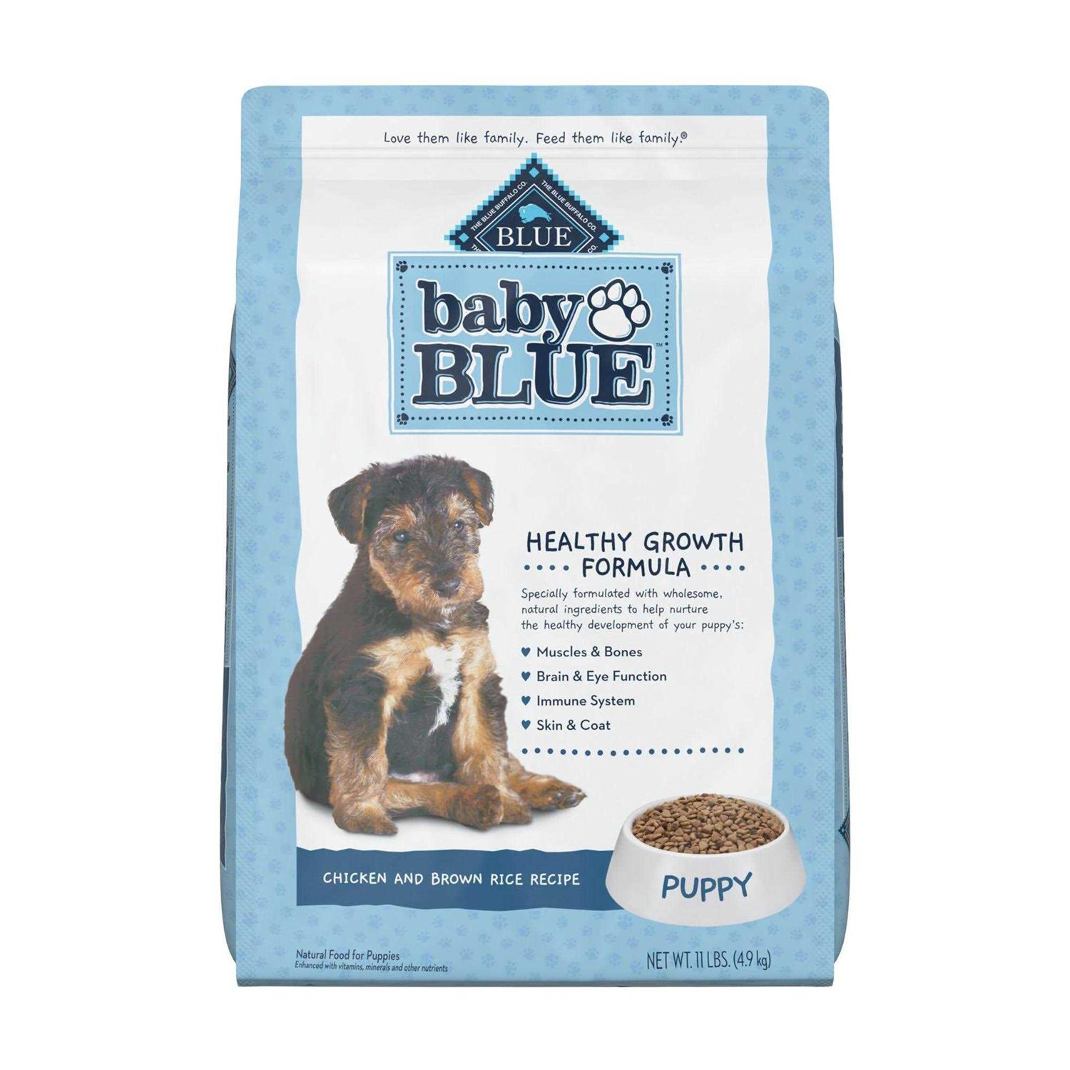 Blue Buffalo Baby Blue Healthy Growth Formula Natural Puppy Dry Dog Food, Chicken and Brown Rice Recipe - Healthber