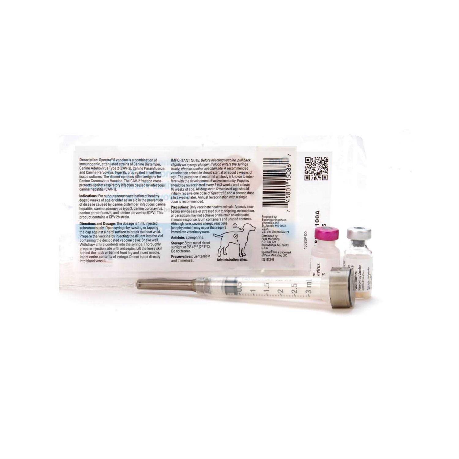 Canine Spectra 6 Dog Vaccine - Healthber