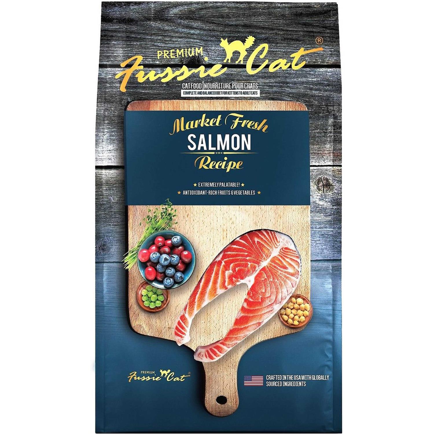 Fussie Cat Dry Cat Food Market Fresh Salmon - Healthber