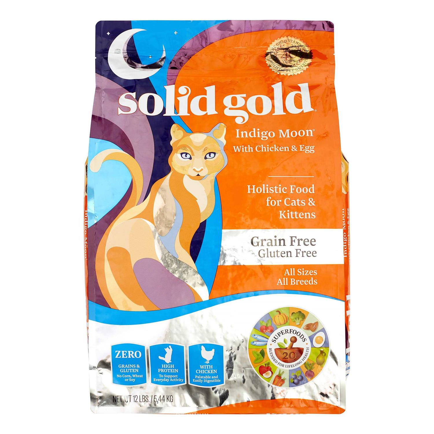 Solid Gold Indigo Moon Free Dry Cat Food - Healthber