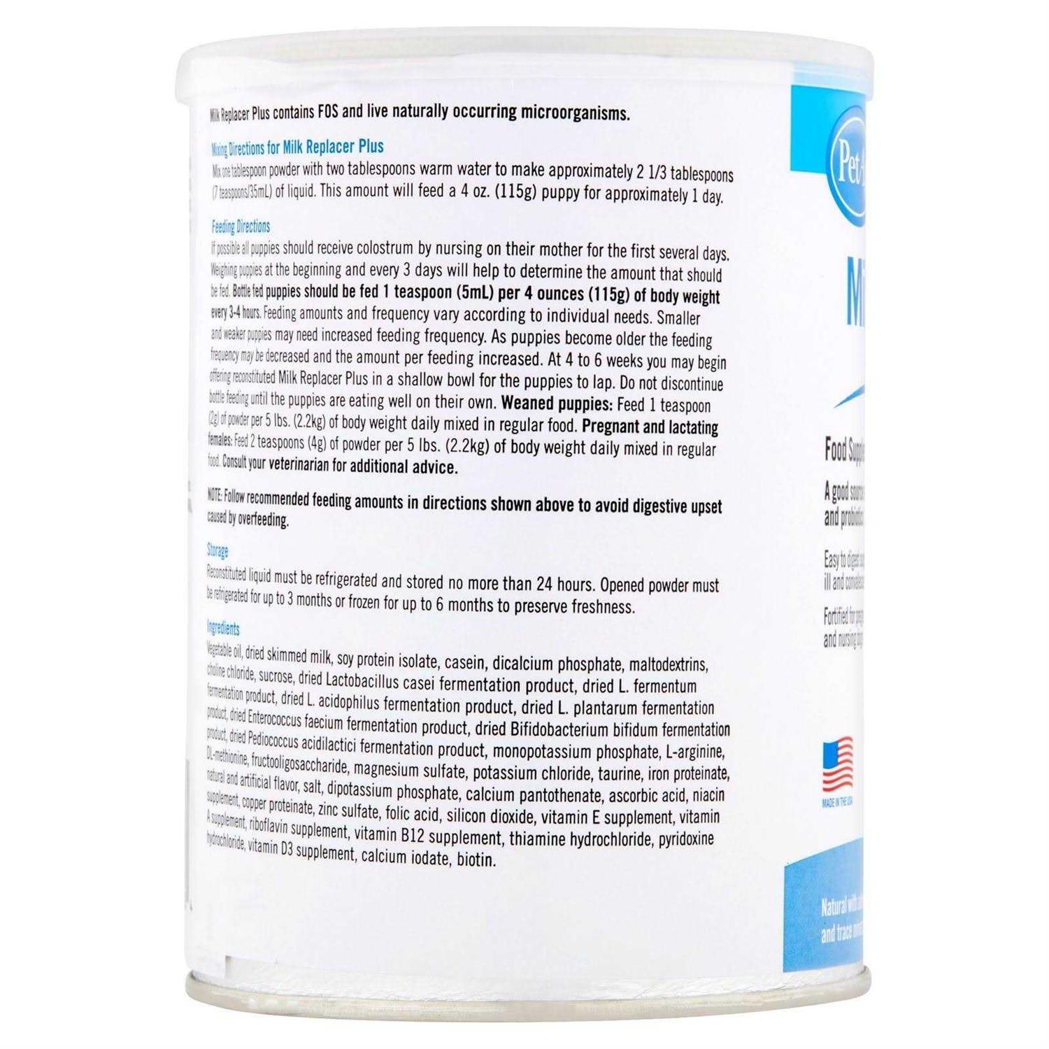 Petag Milk Replacer Plus for Puppies - Healthber