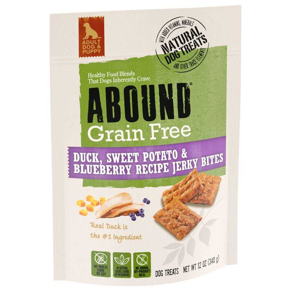 Abound Grain Free Jerky Bites Dog Treats - Healthber