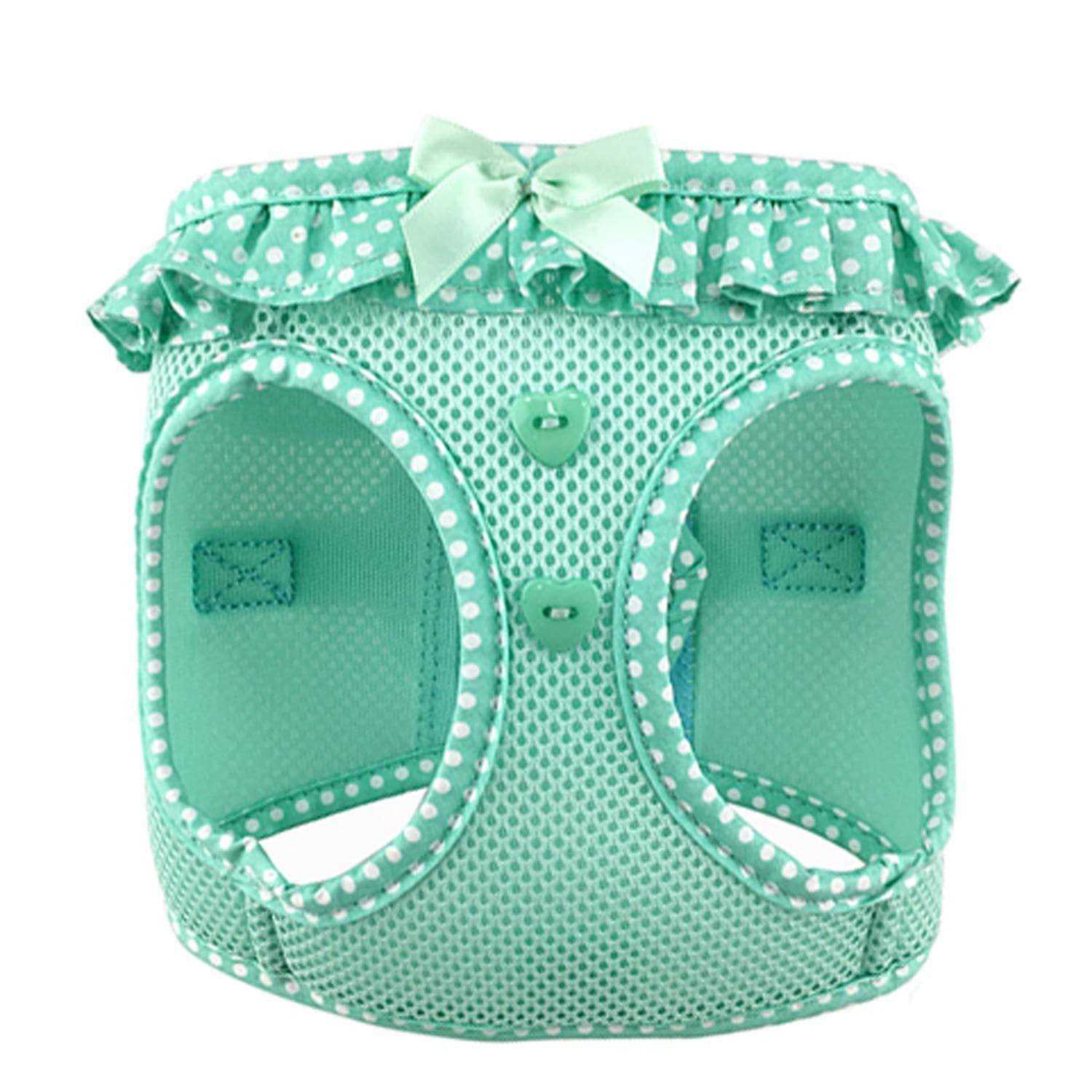 American River Choke Free Dog Harness Polka Dot - Healthber