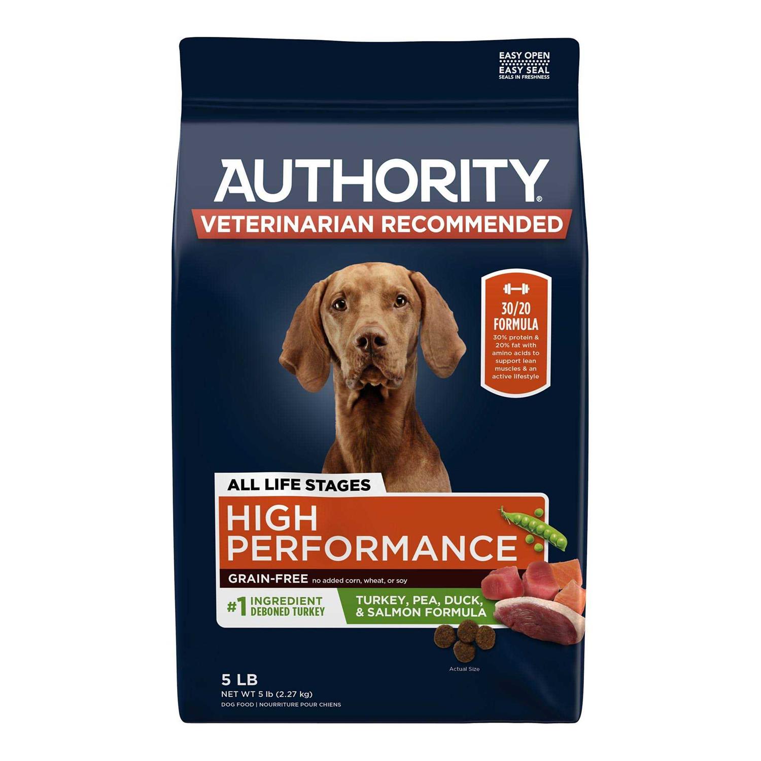 Authority Everyday Health High Performance All Life Stage Dry Dog Food - Healthber