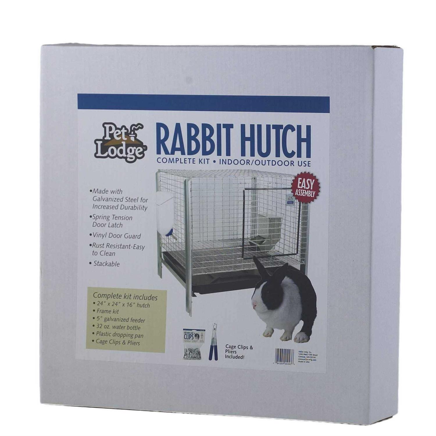 Pet Lodge Complete Rabbit Hutch Kit - Healthber