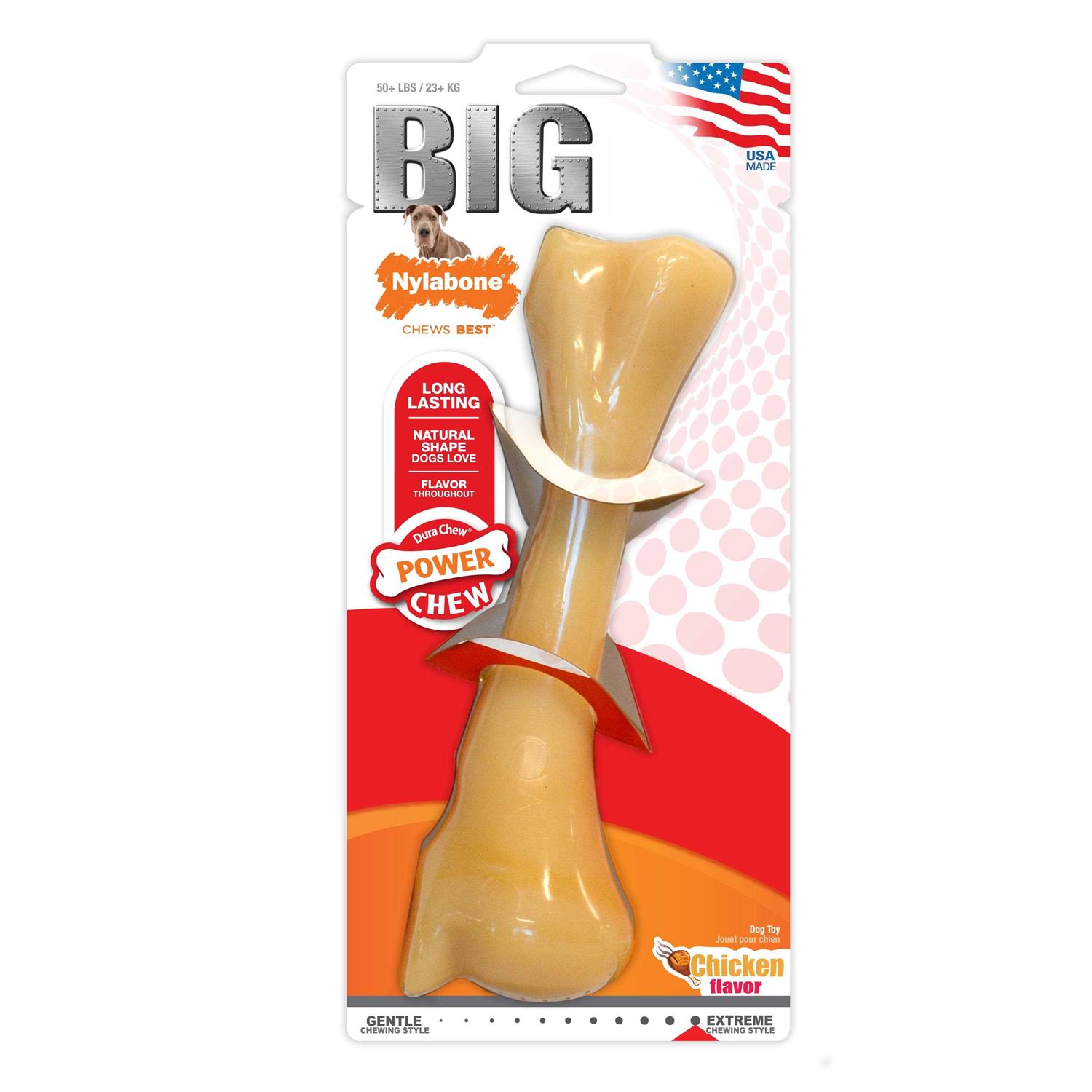 Nylabone Power Chew Monster Bone Chew Toy - Healthber