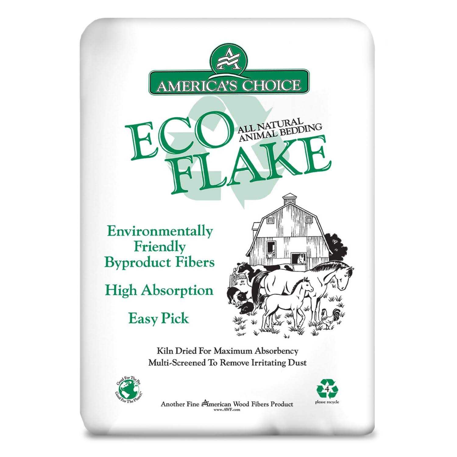 America’s Choice Eco Flake 7.5 Cu ft Wood Animal Bedding - Healthber