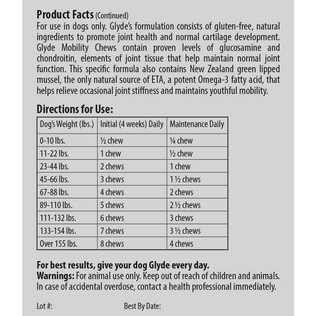 Glyde Mobility Chews for Dogs - Healthber