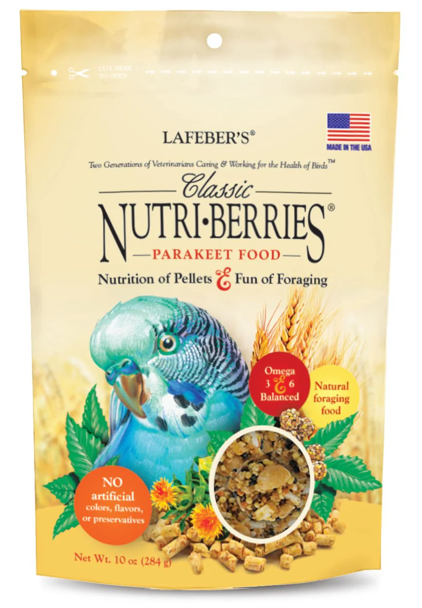 Lafeber Classic Parakeet Nutri-Berries, 10 oz bag - Healthber